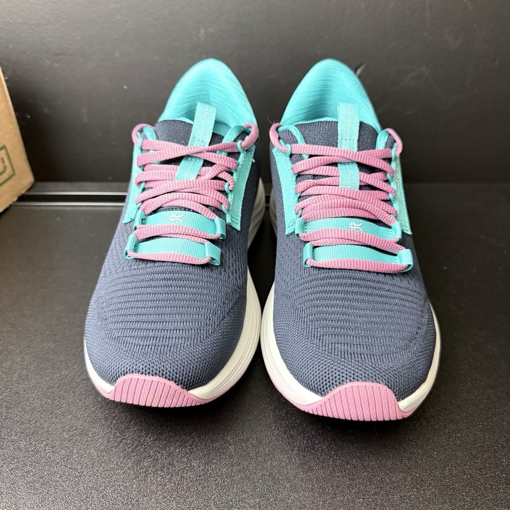 Kuru Atom 2 Womens Size 8 Blue White Athletic Running Walking Shoes Sneakers - Picture 6 of 14